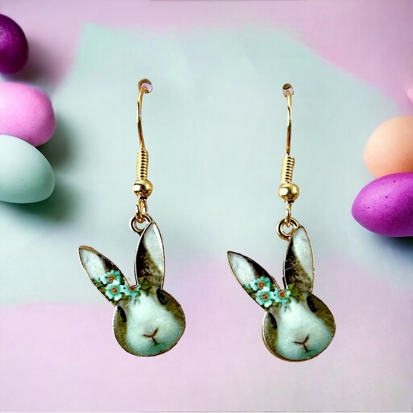 New Easter bunny earrings - Picture 1 of 1